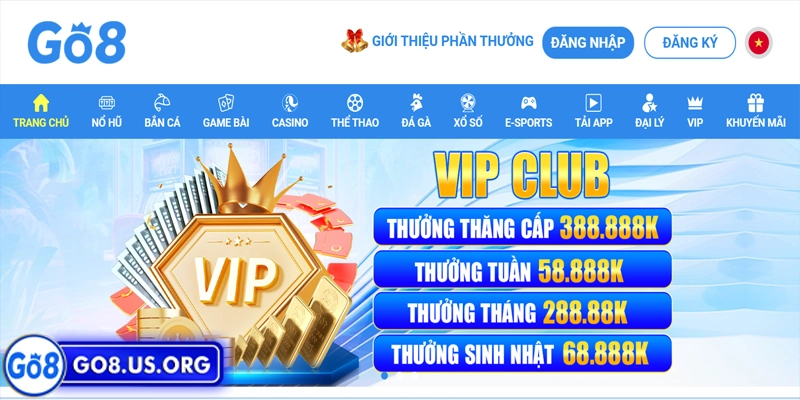 Giới thiệu sơ lược về trang game uy tín Go8