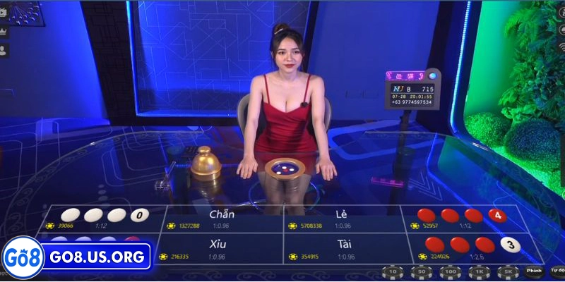 Xóc đĩa là game cực hot tại Casino Go8